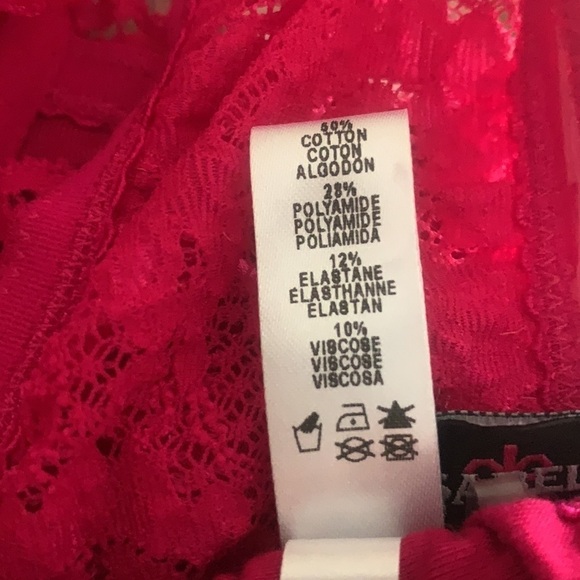 Cosabella Never Say Never Bandeau Bra Flirtie Bright Grenadine - Picture 4 of 5